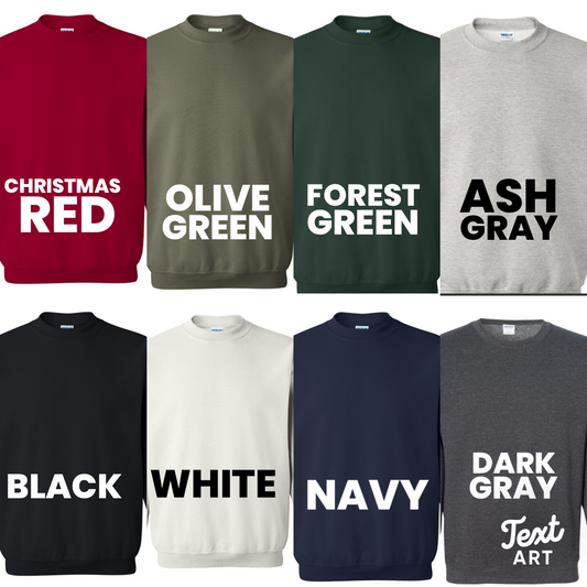 All Booked for Christmas crewneck