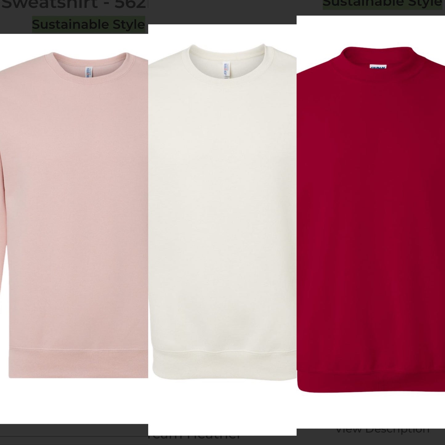 xoxo embroidered crewneck