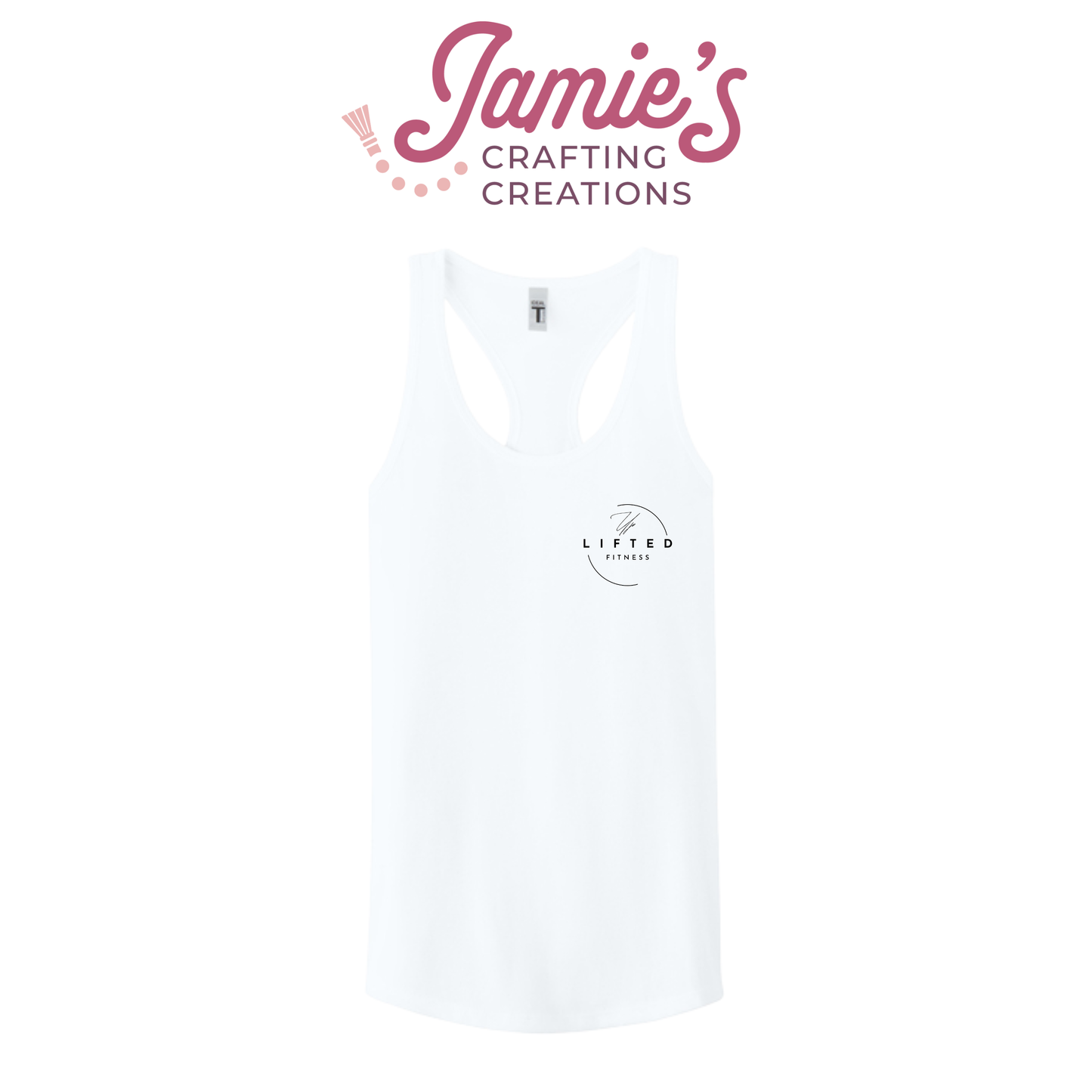 Uplifted fitness racerback tank