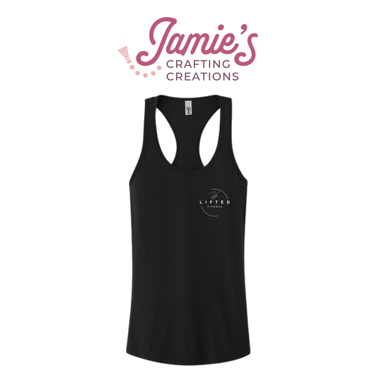 Uplifted fitness racerback tank