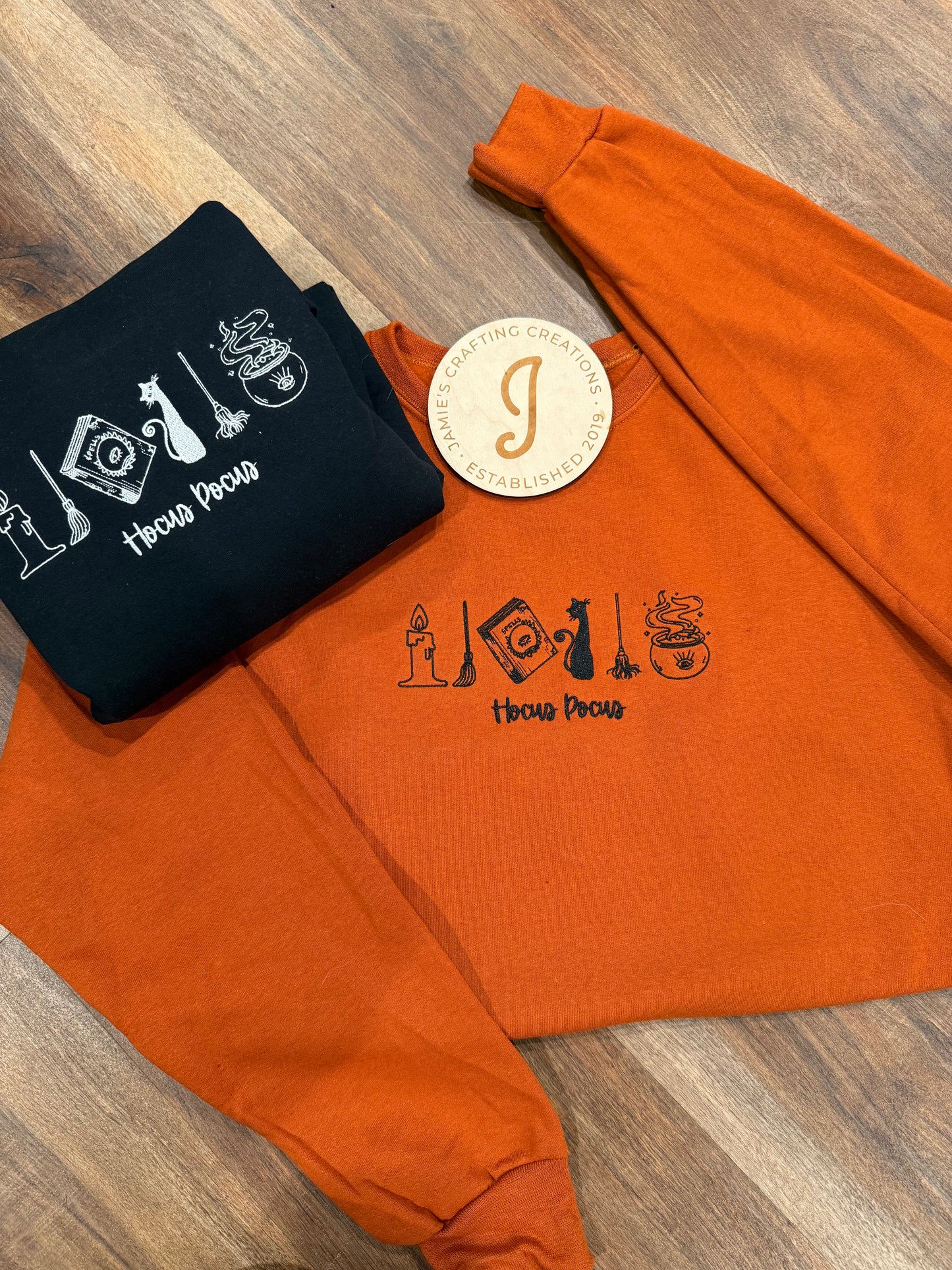 Hocus pocus embroidered crewneck