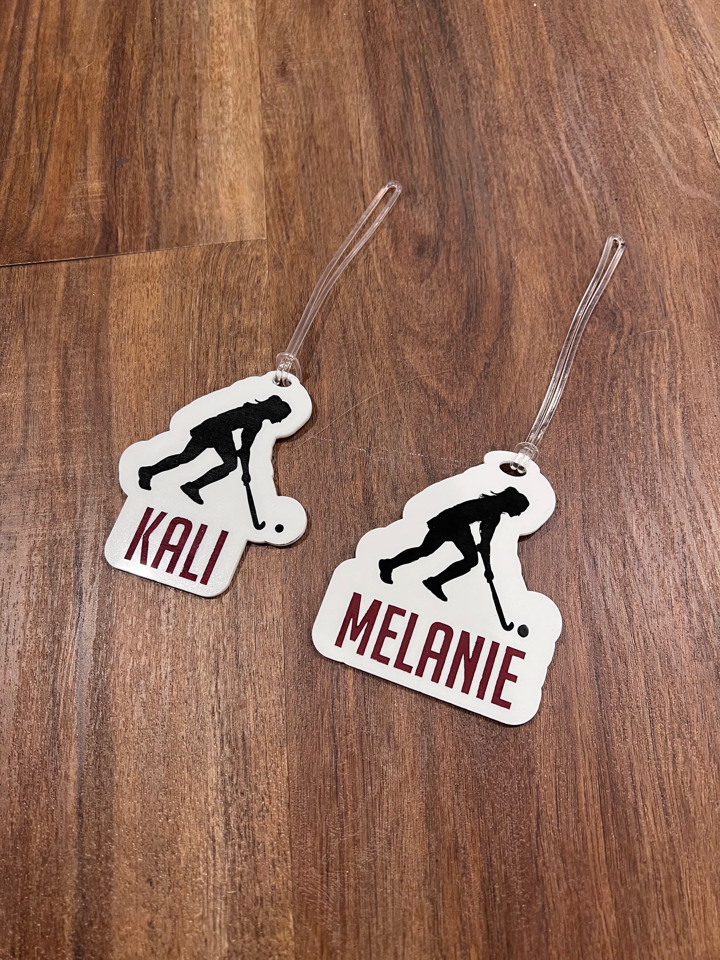 Sports bag tag