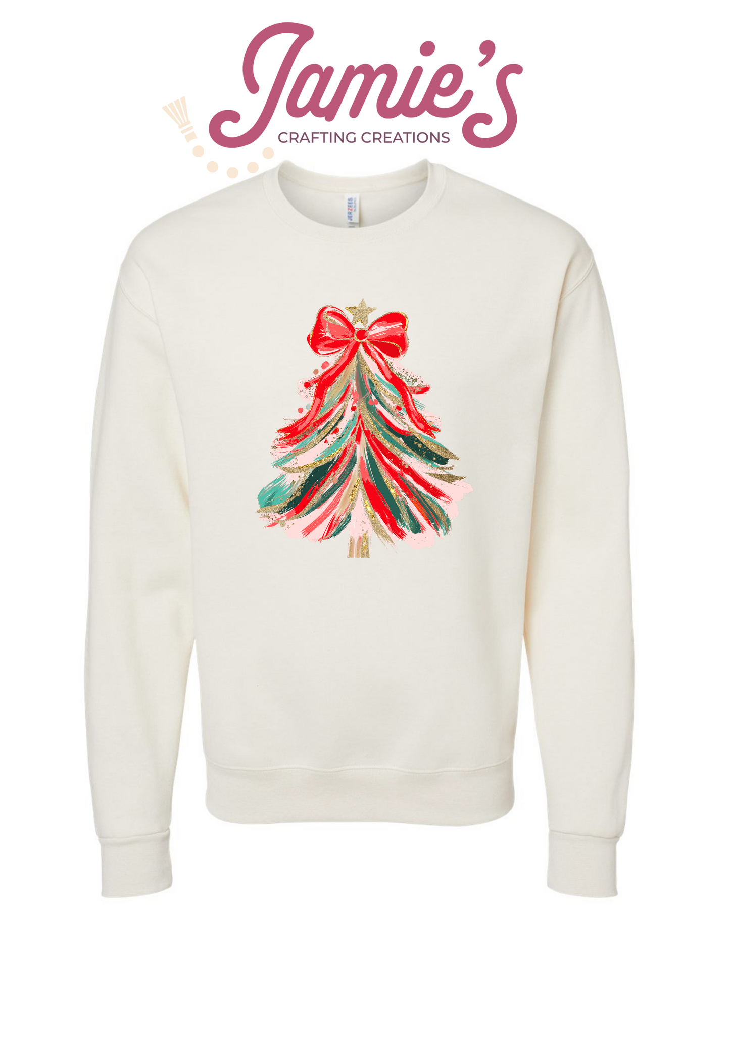 Christmas Tree Bow sweatshirt