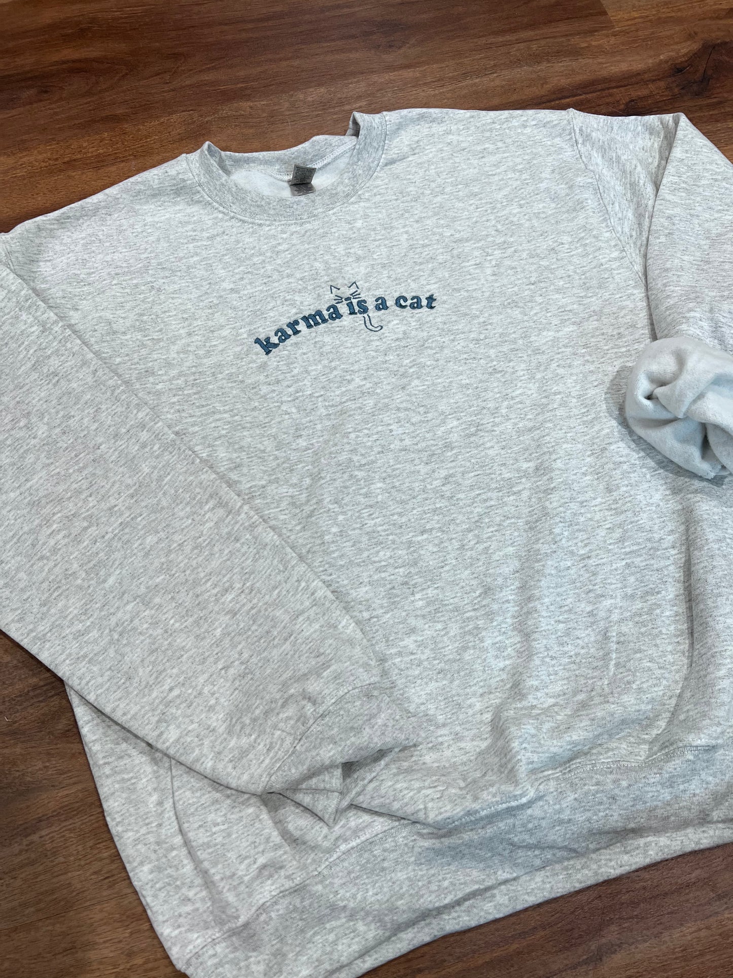 Karma is a Cat crewneck