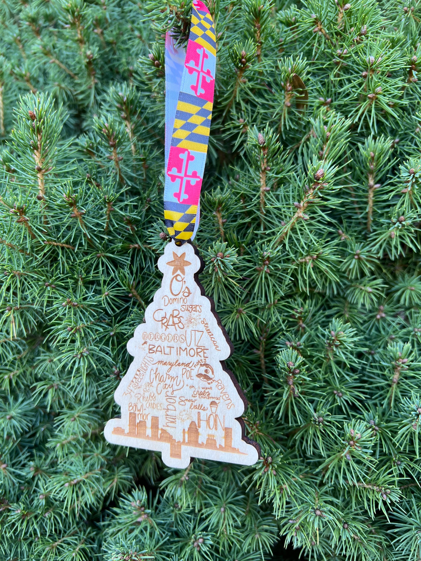 Baltimore Tree ornament