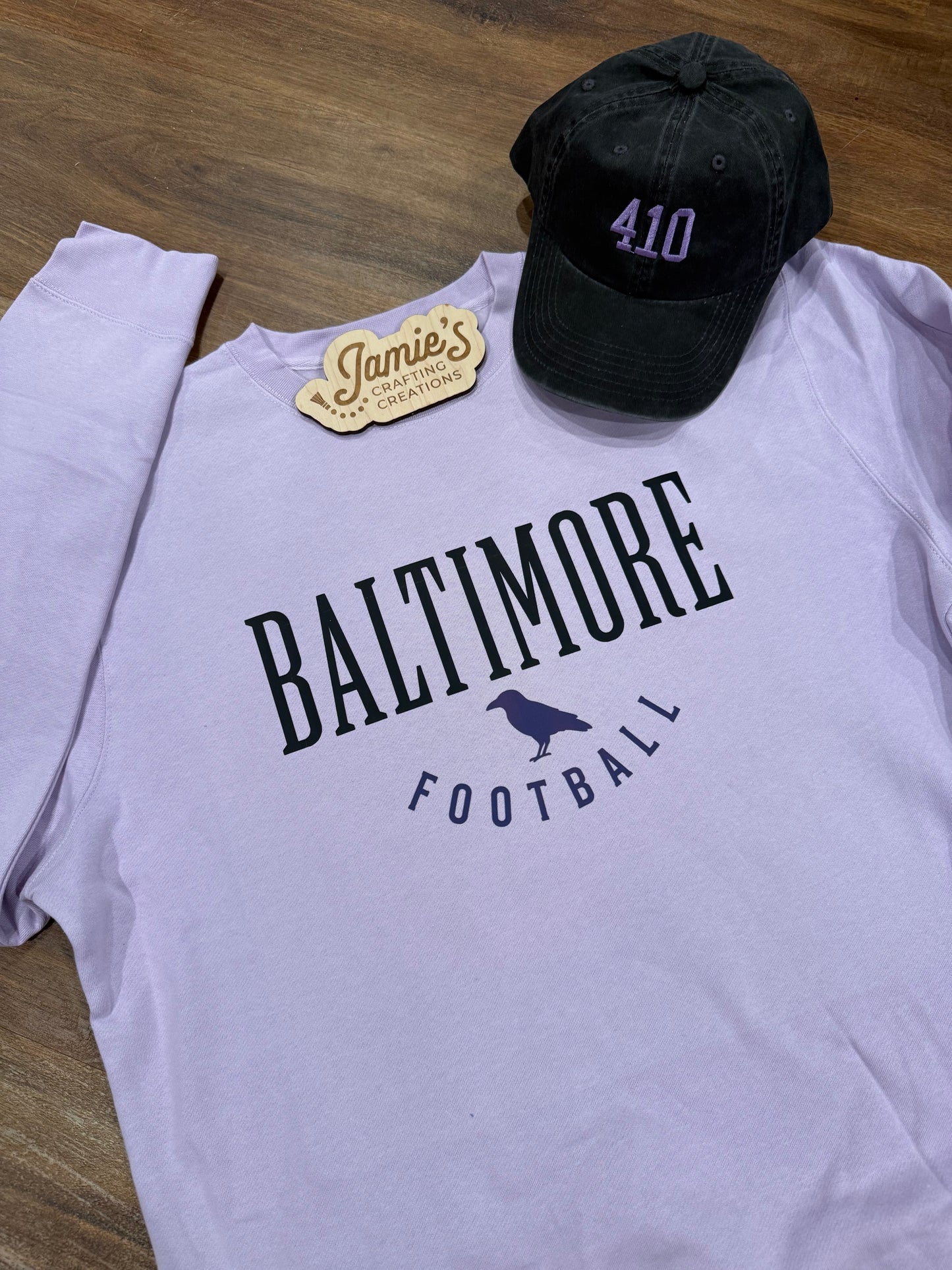 Baltimore Bird Football crewneck