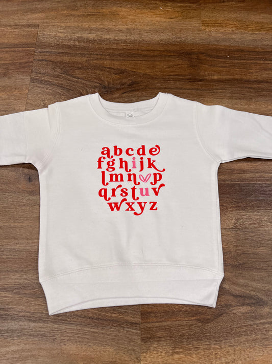Toddler and child Valentine's day shirts