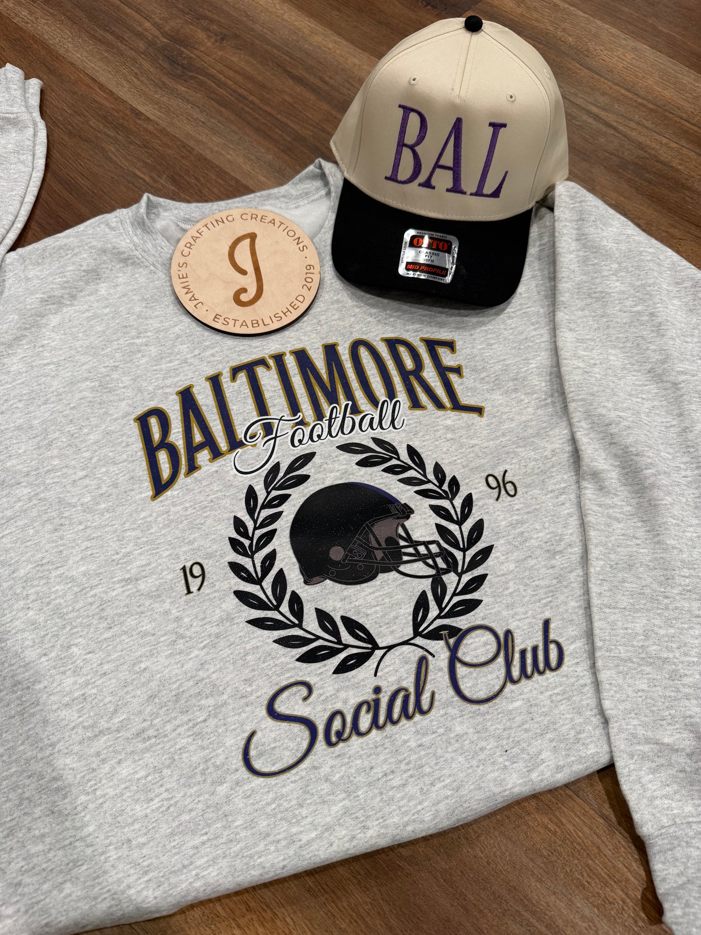Baltimore football canvas hat