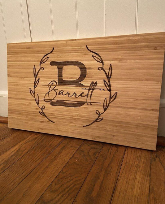 Custom Engraved Bamboo Cutting Boards