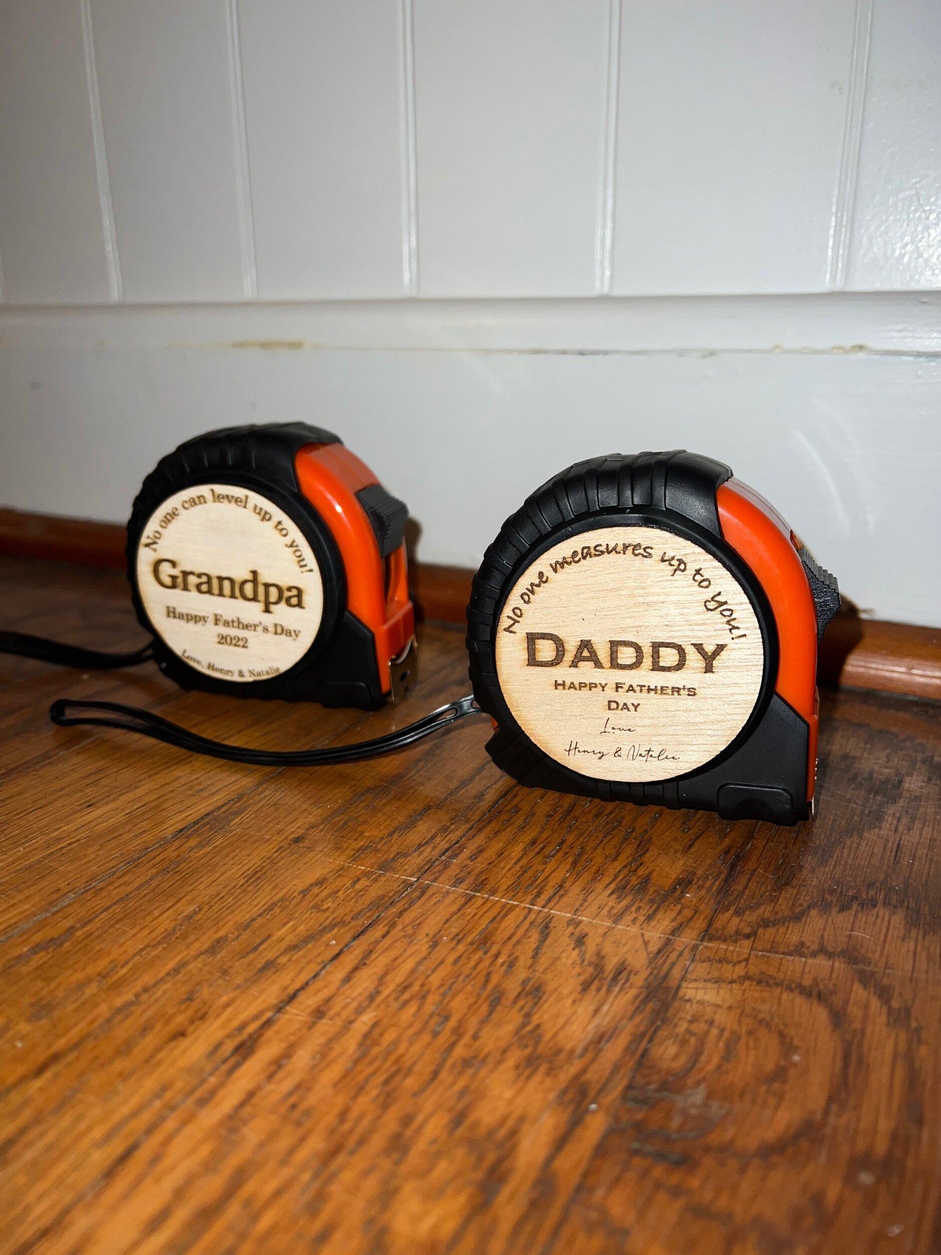 Personalized Tape Measure - Grandpa Tape Measure, Dad Kid Names Tape Measure,  Best Dad Ever Tape Measure