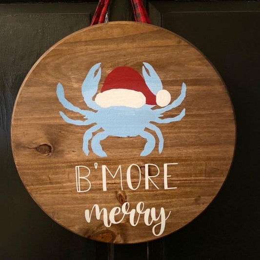 Bmore Merry door sign