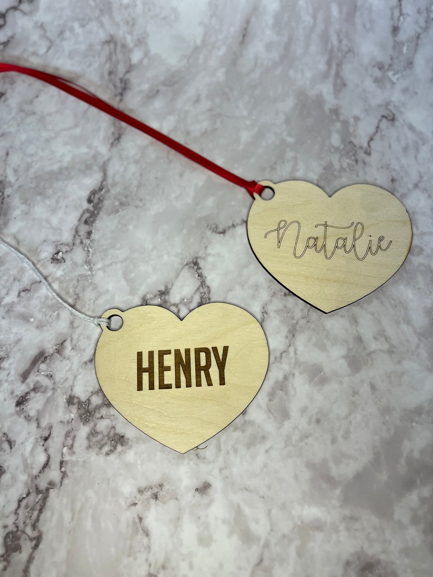 Valentine's gift bag tag