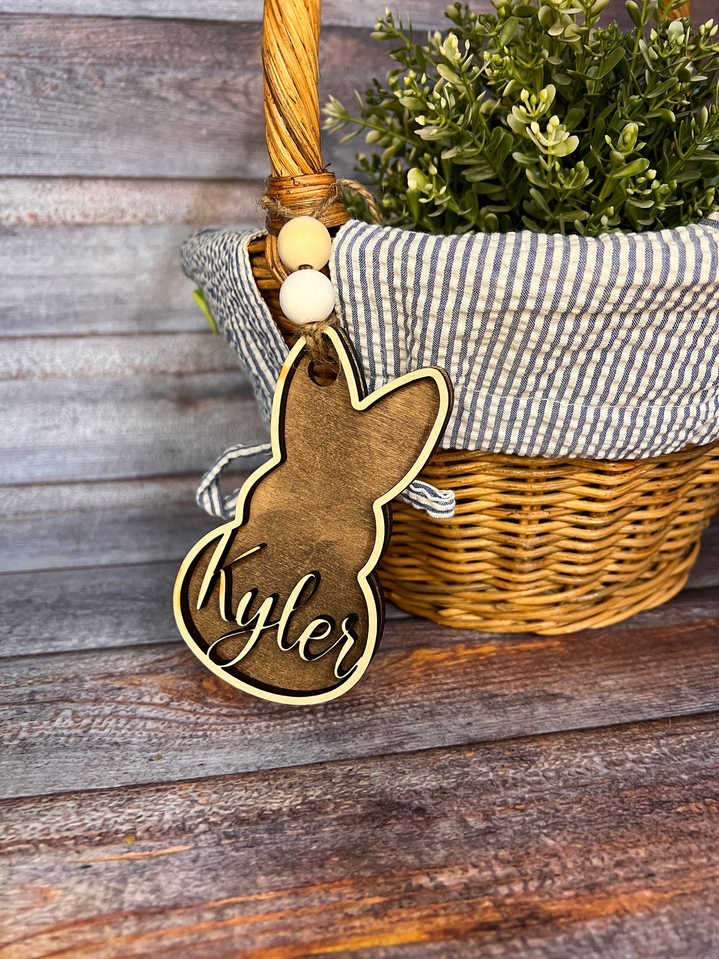 Easter basket name tags