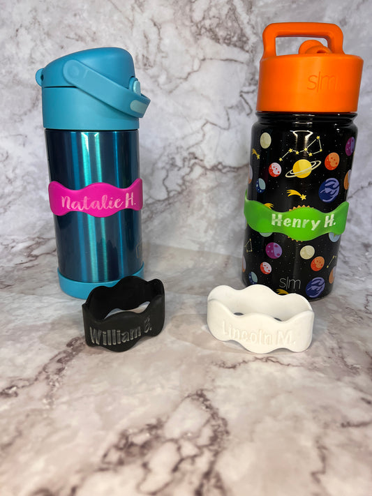 Personalized Water bottle band