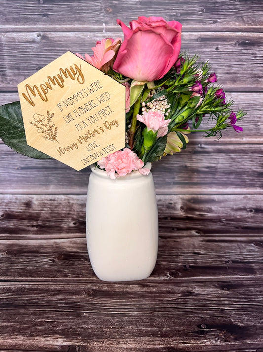 Mother's Day Flower and Plant tag