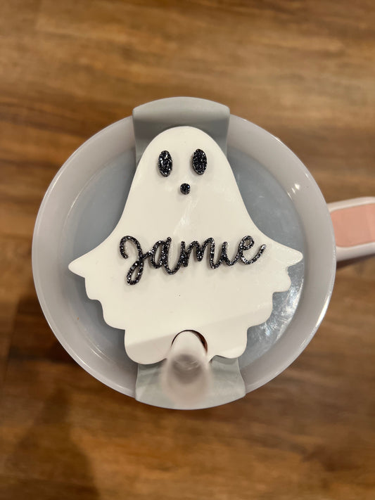 Ghost tumbler topper