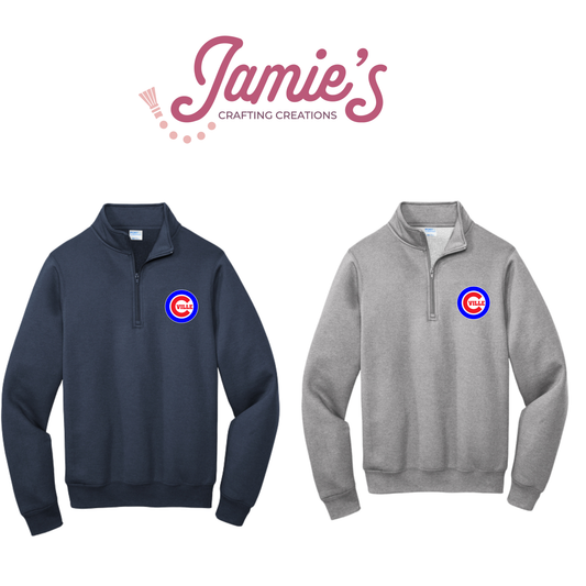 Embroidered Cubs 1/4 zip