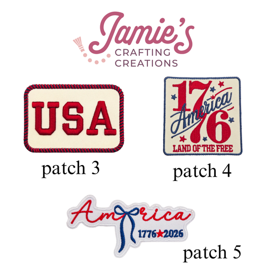 Fourth of july PATCH CHOICE