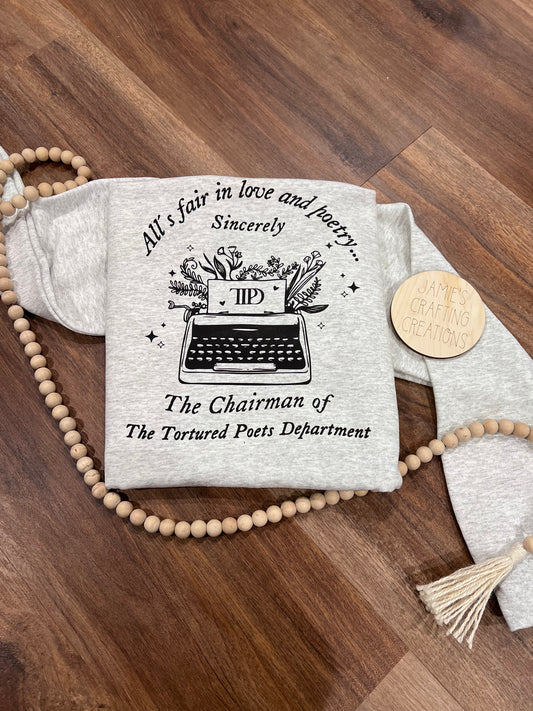 All is fair in love and poetry