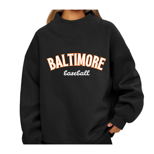 Baltimore mock neck PREORDER - deadline Friday April 3