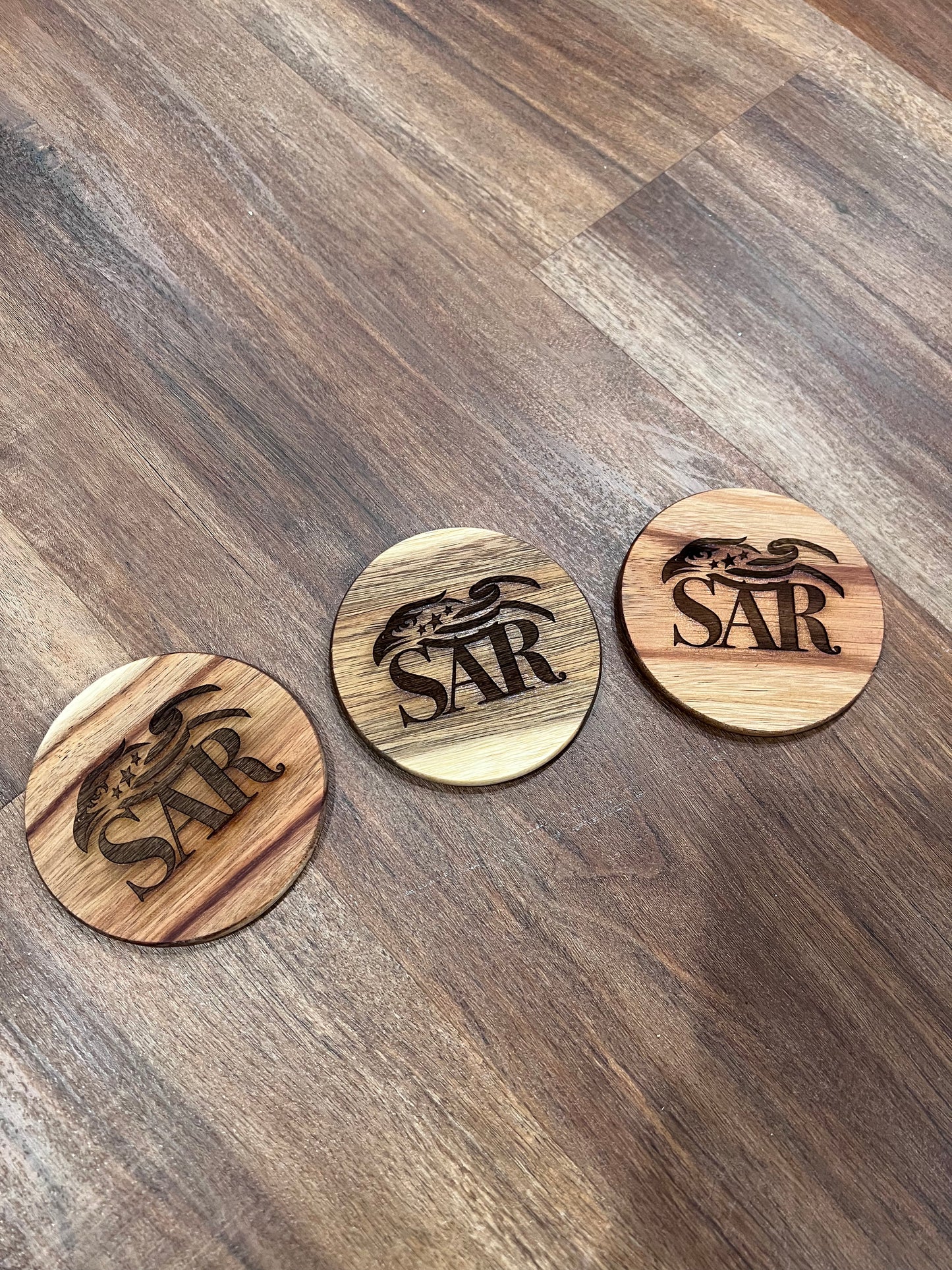 Custom wooden coasters