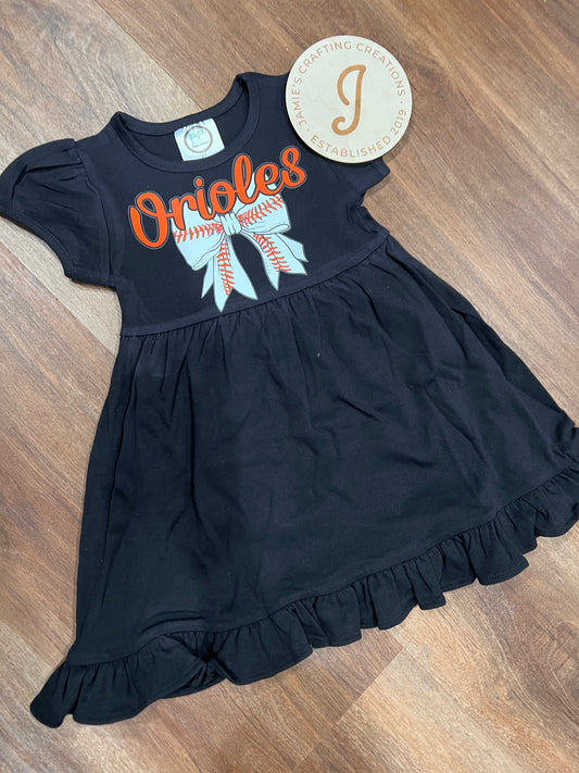 Orioles bow dress preorder closes 4/18
