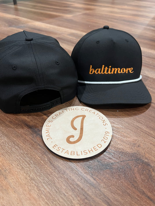 Baltimore trucker hat