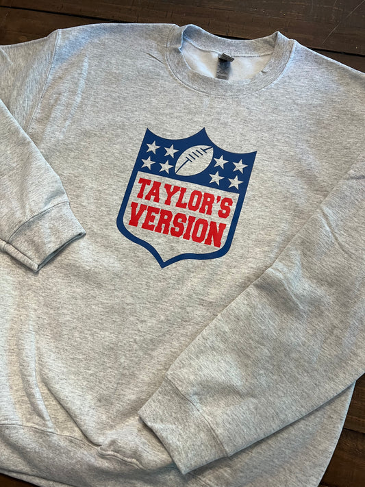 Taylor's version football Crewneck