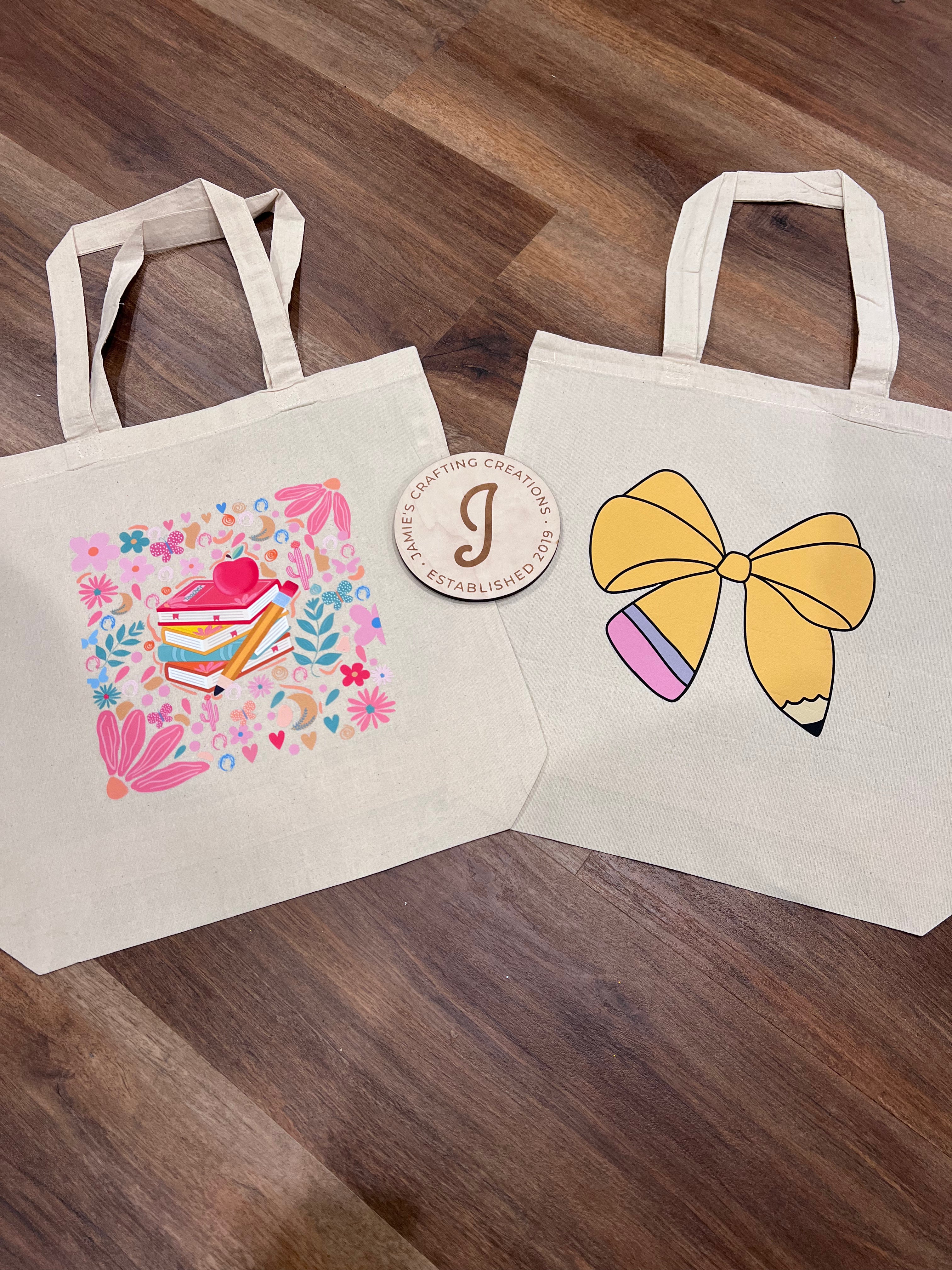 Teacher tote bag
