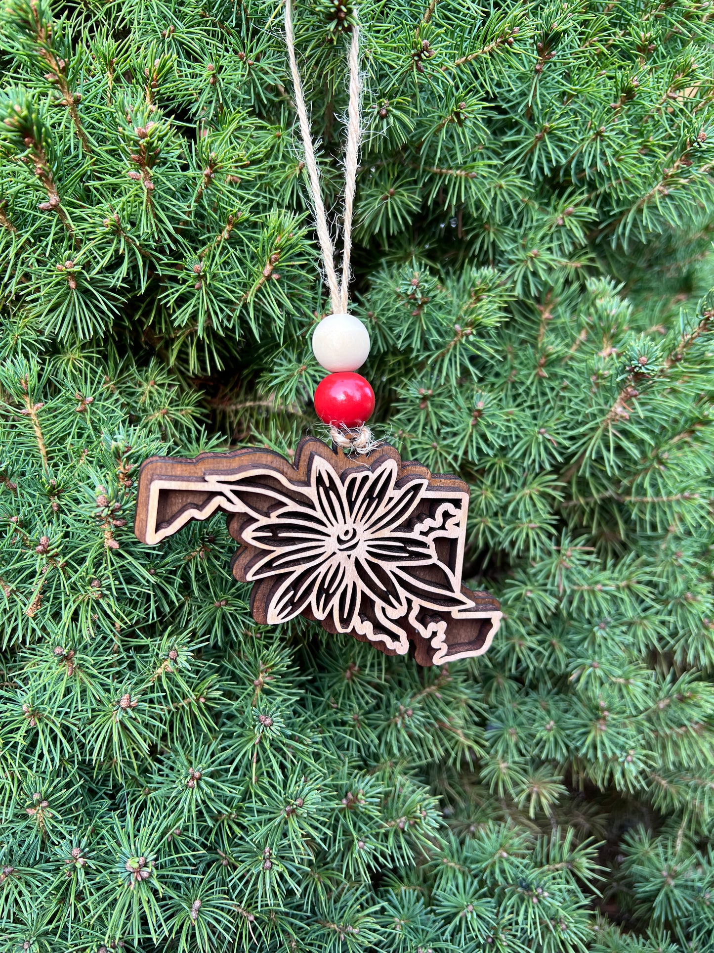 Black eyed Susan MD ornament