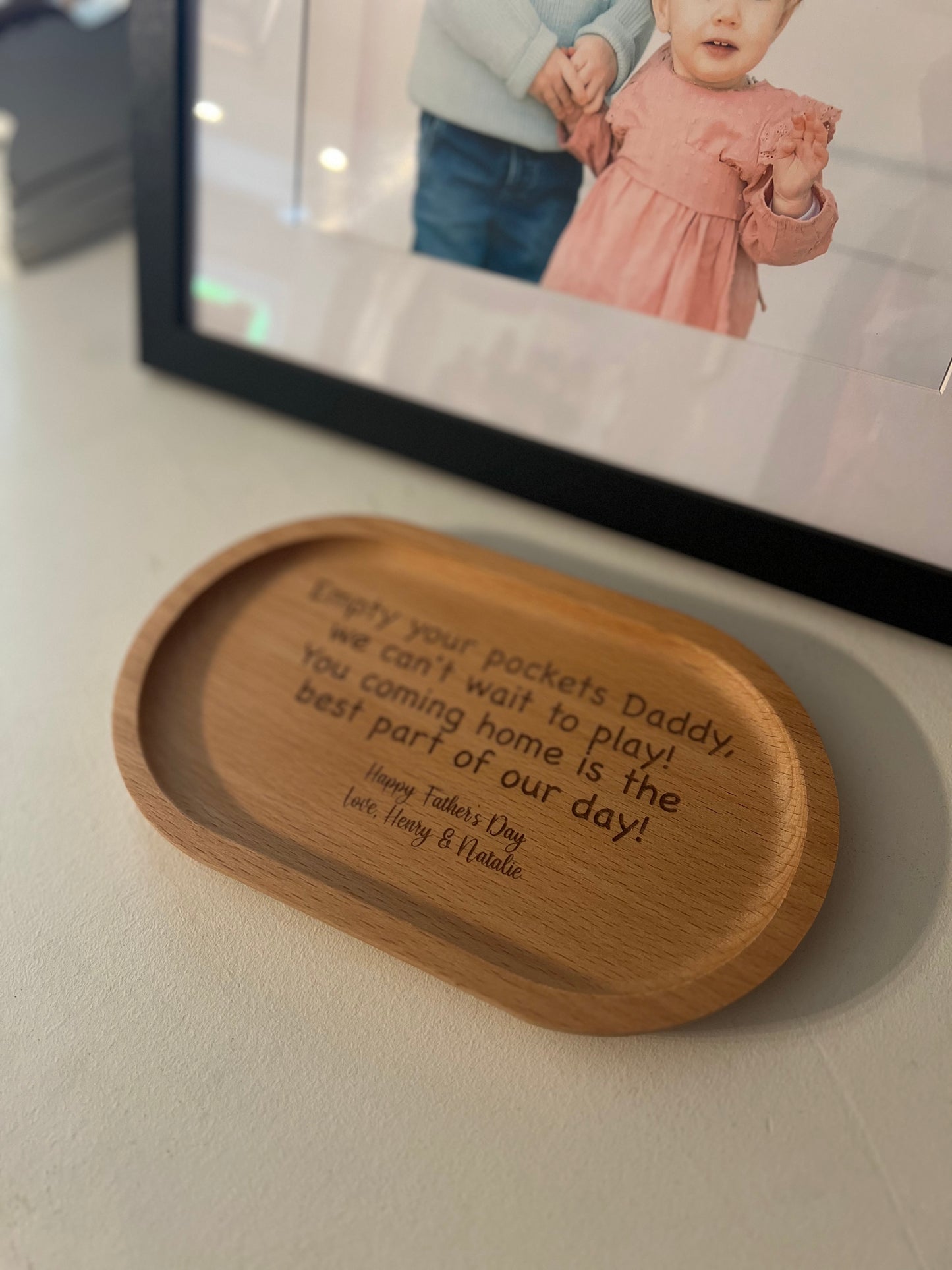 Father's day trinket tray