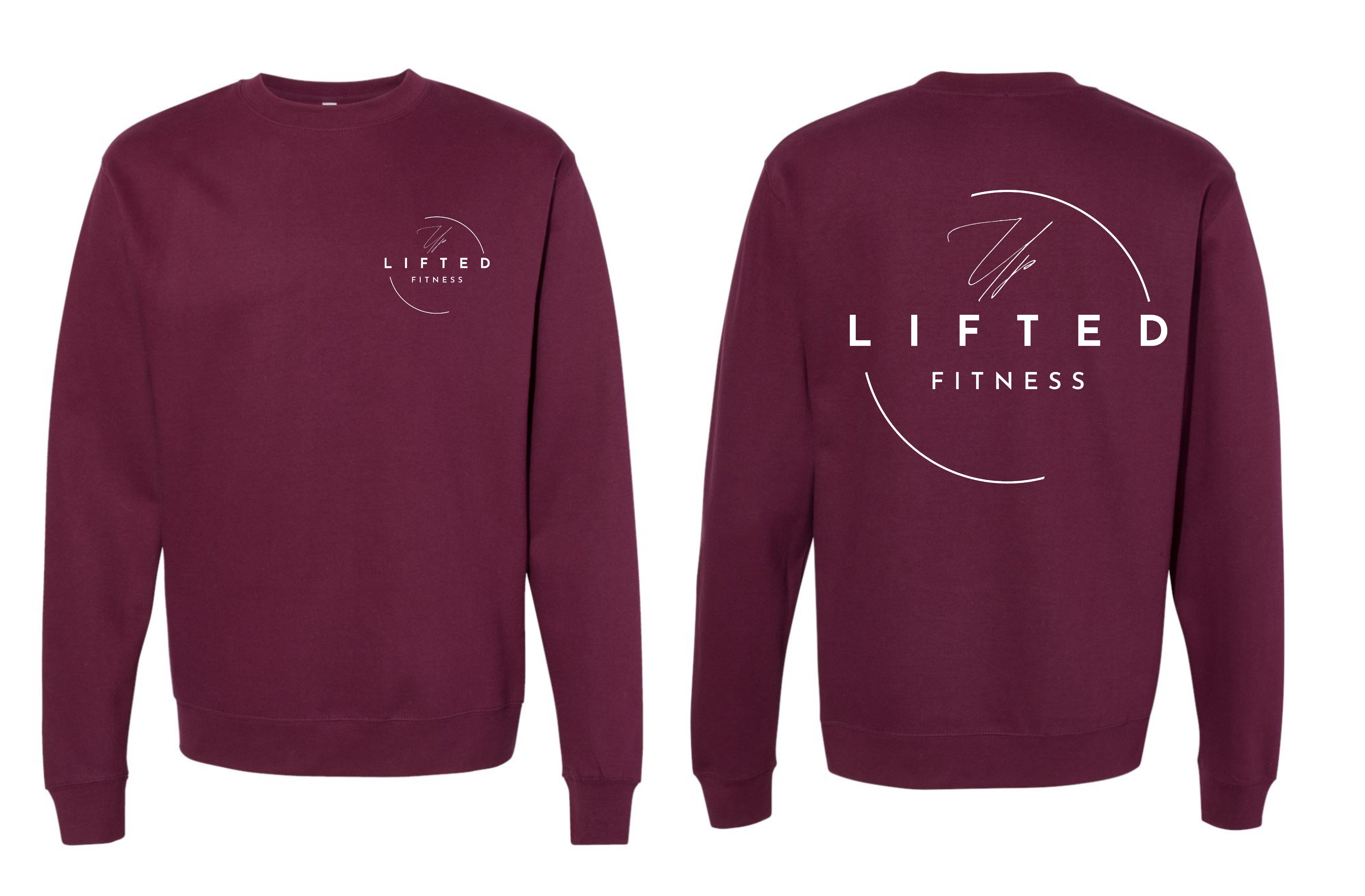Uplifted fitness crewneck