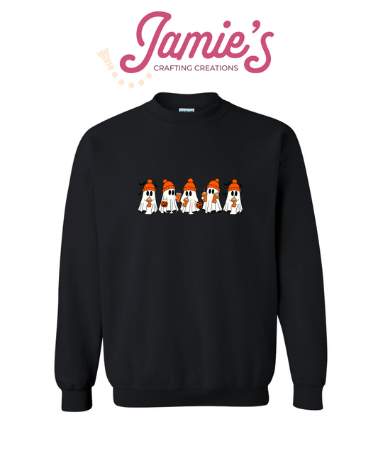 Ghosts love coffee crewneck