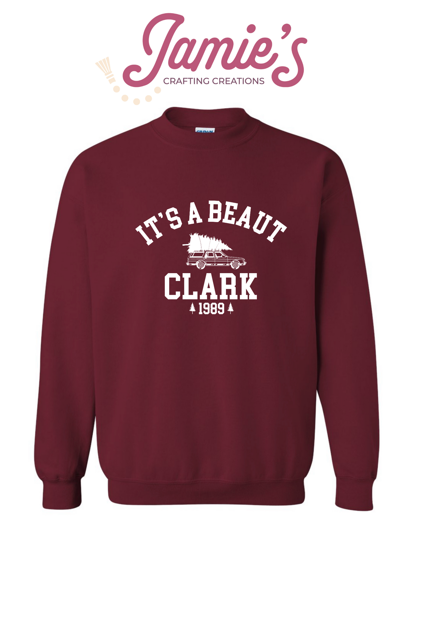 It's a beaut, Clark sweatshirt