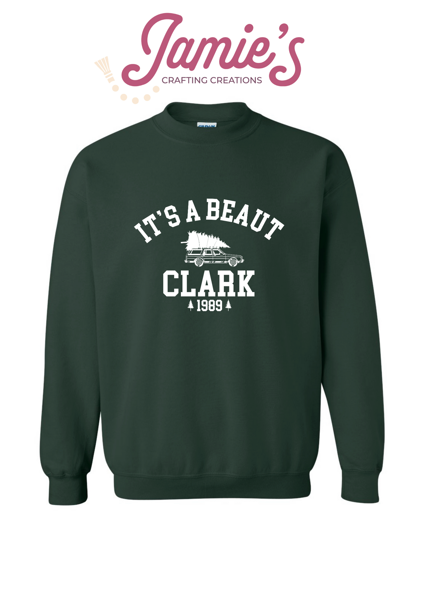 It's a beaut, Clark sweatshirt