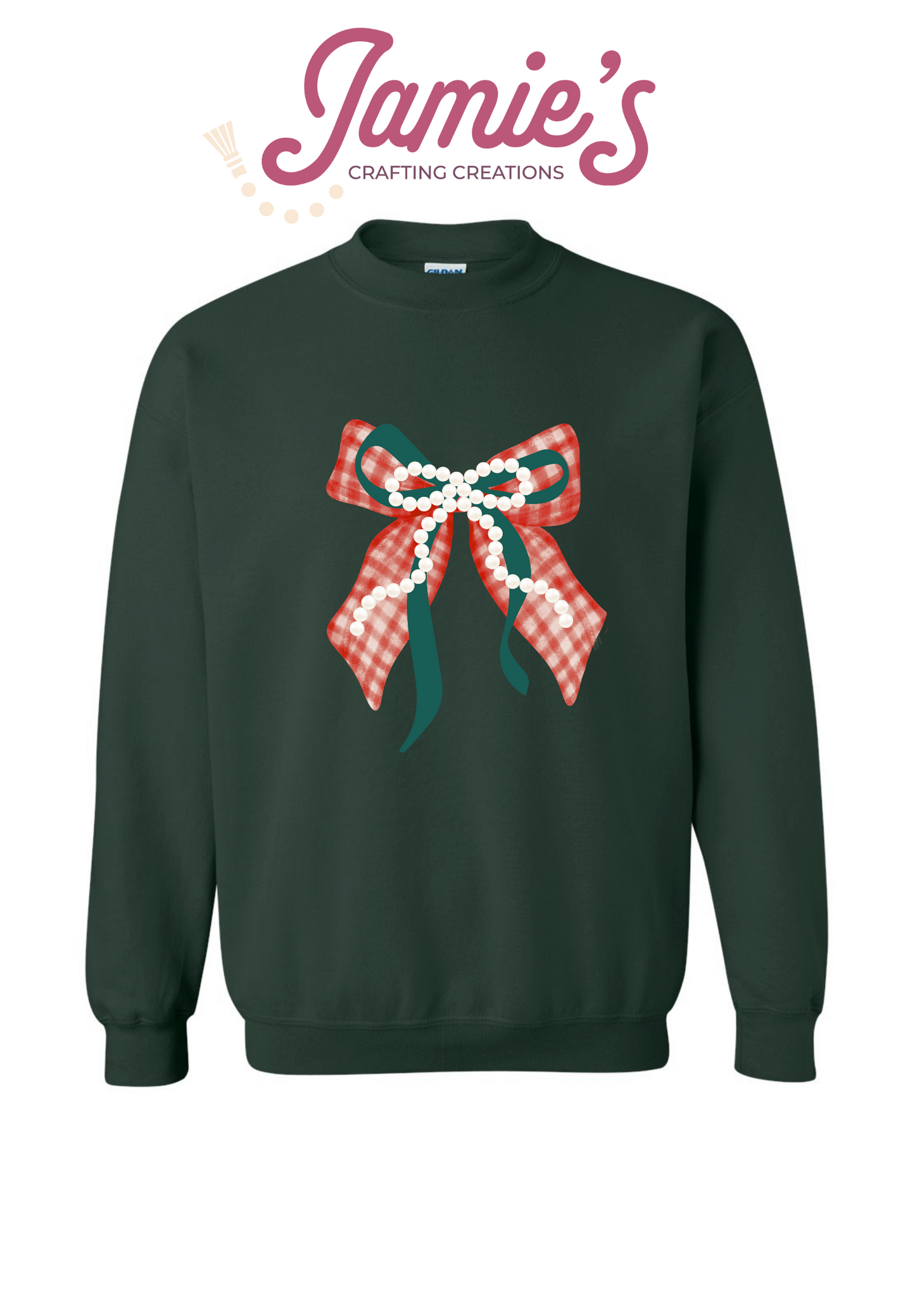 Christmas pearls crewneck