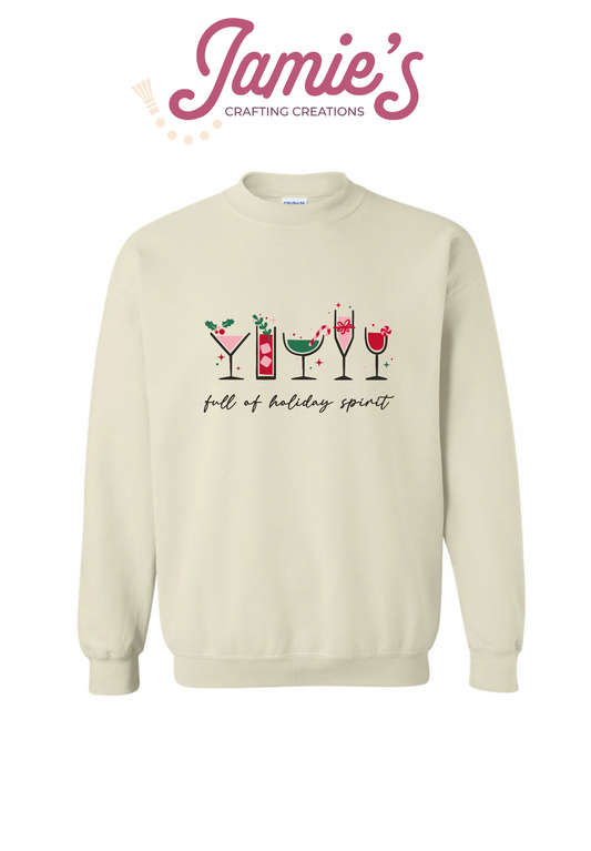 Full of Holiday Spirits crewneck