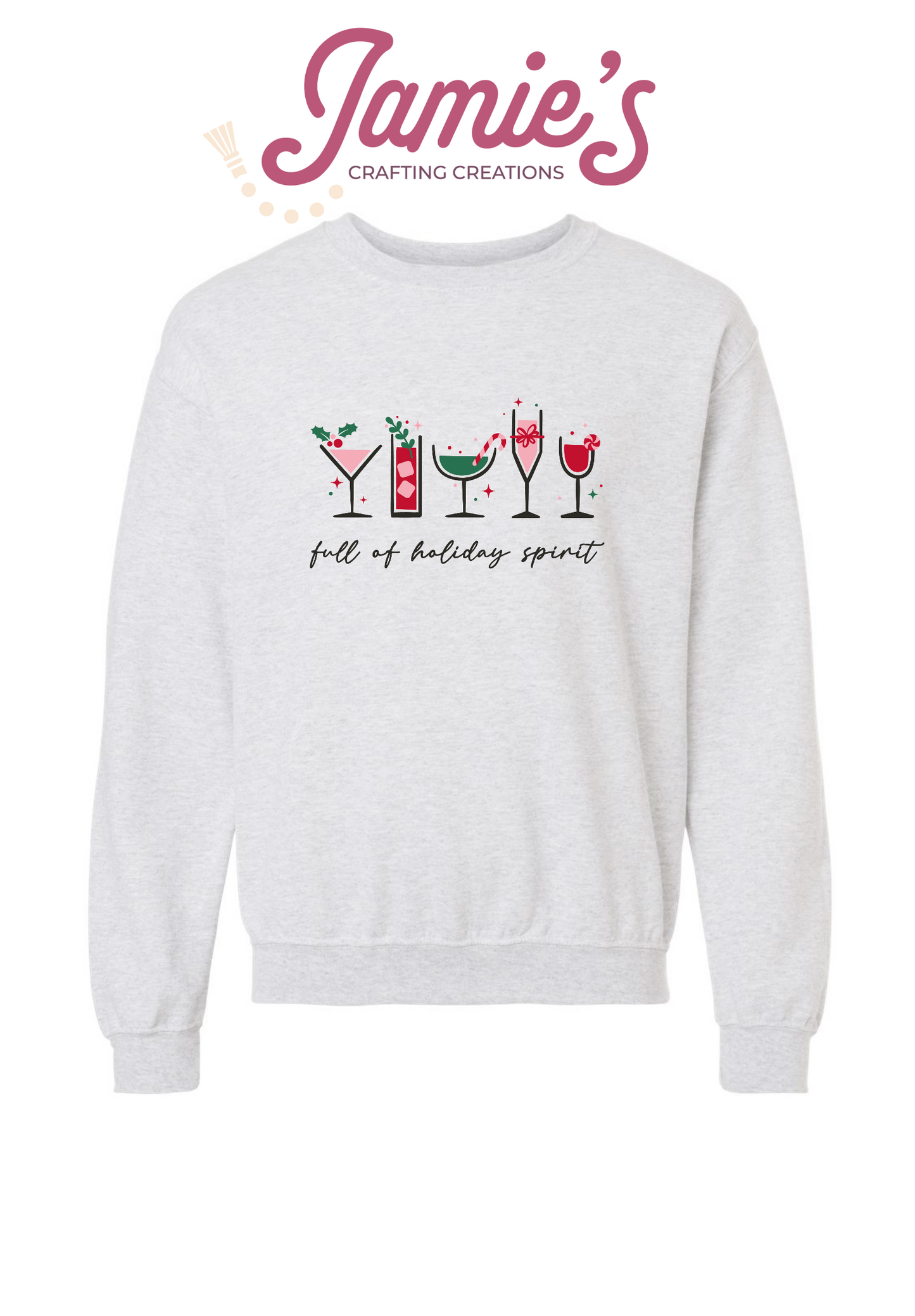 Full of Holiday Spirits crewneck