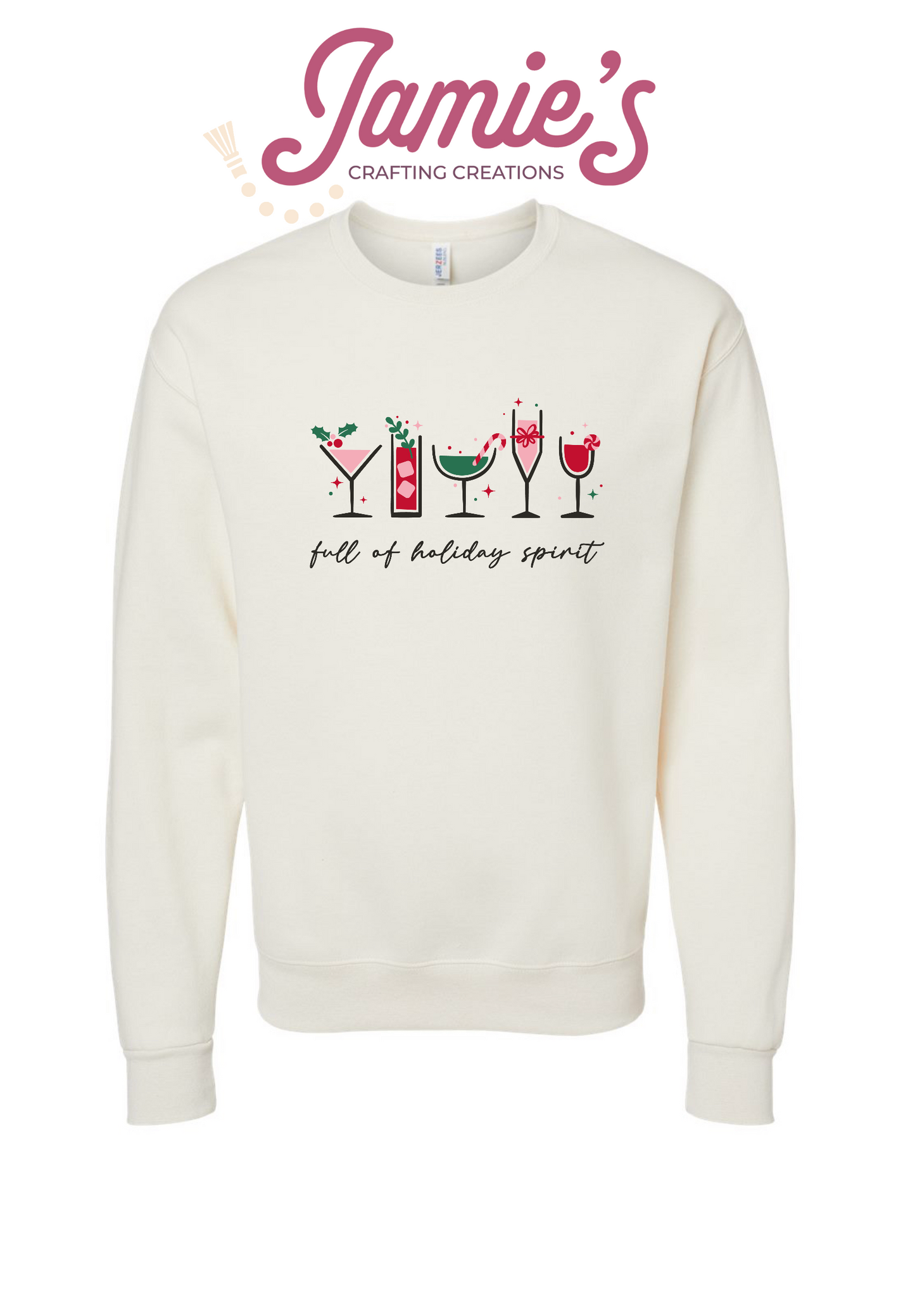 Full of Holiday Spirits crewneck
