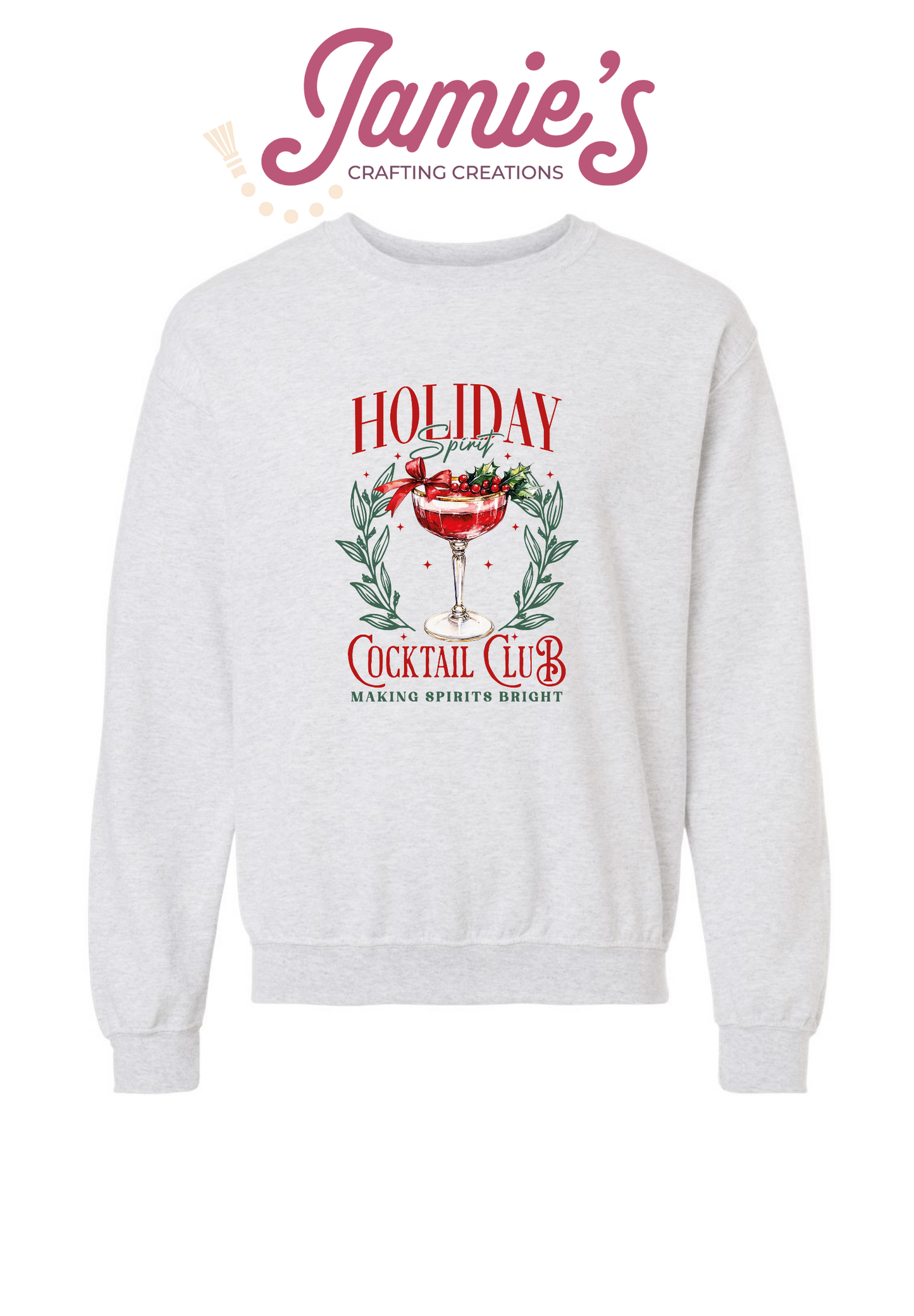 Holiday Cocktail Club crewneck