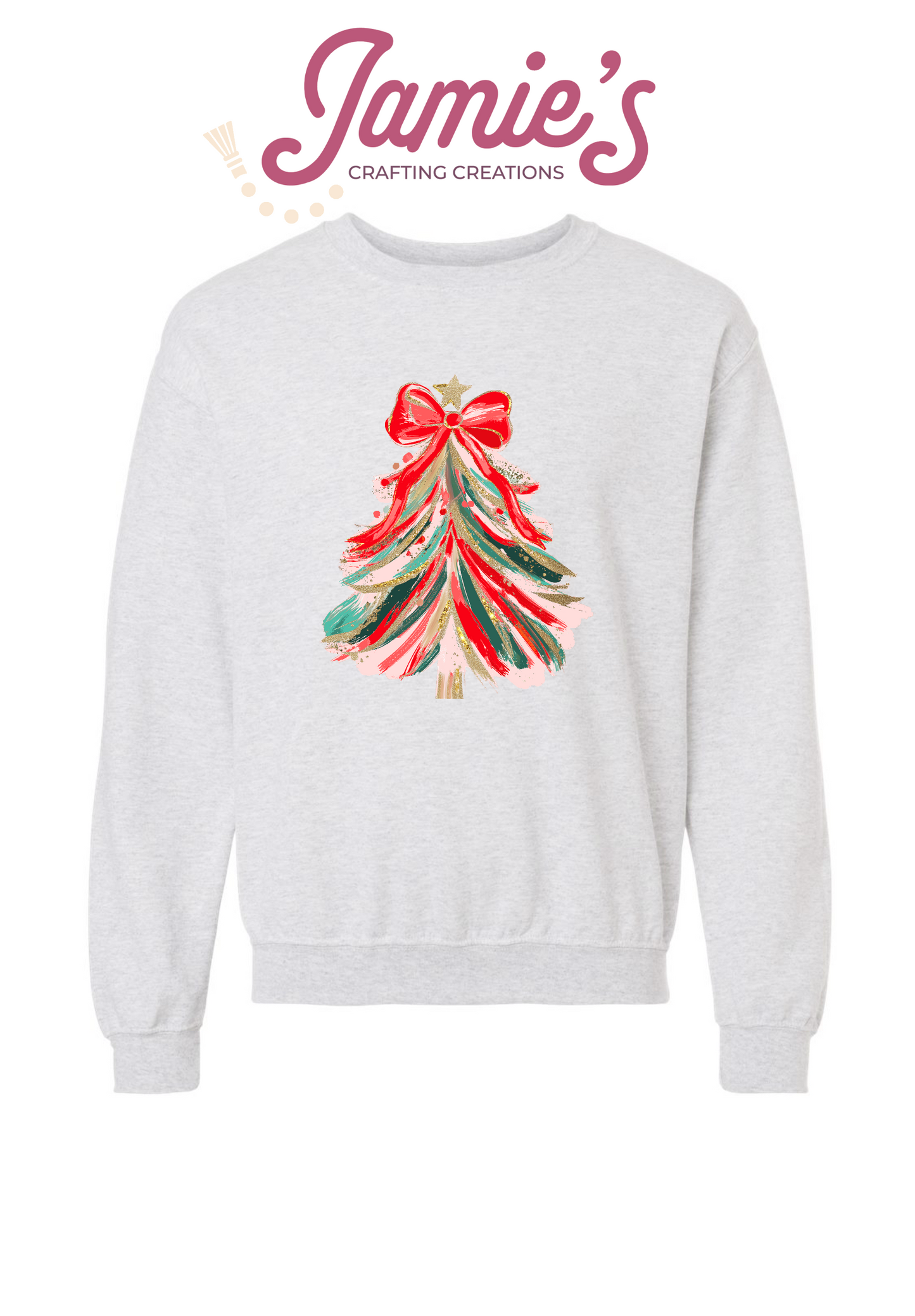 Christmas Tree Bow sweatshirt