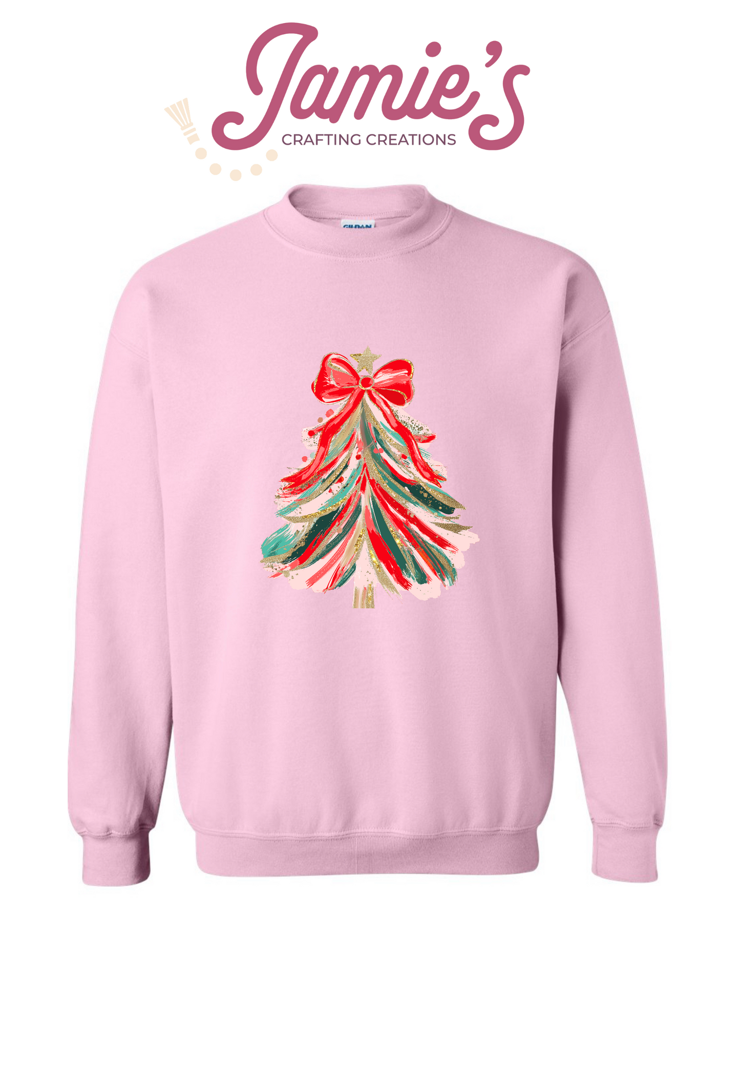 Christmas Tree Bow sweatshirt