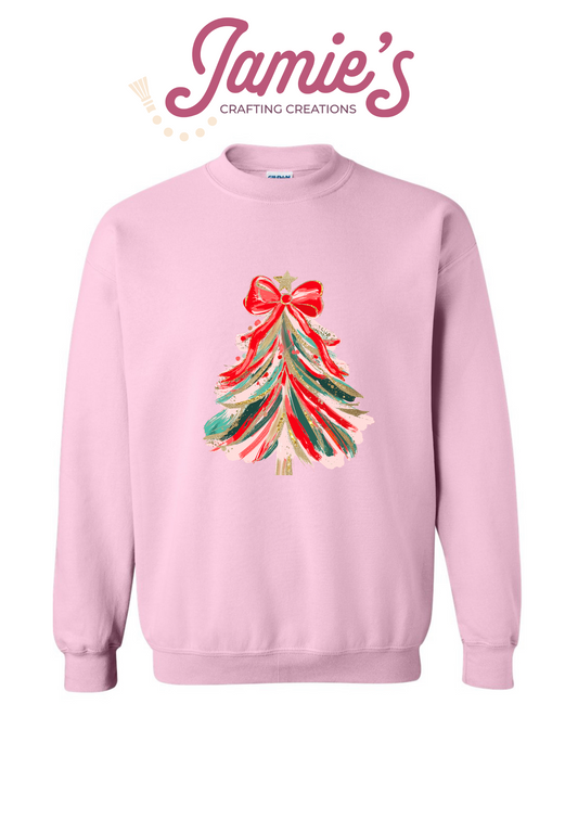 Christmas Tree Bow sweatshirt