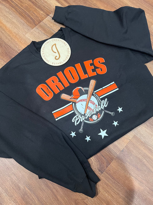 Retro baltimore baseball shirt