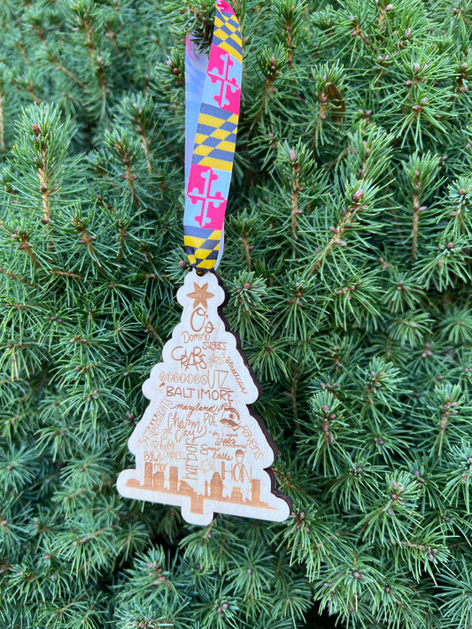 Baltimore Tree ornament