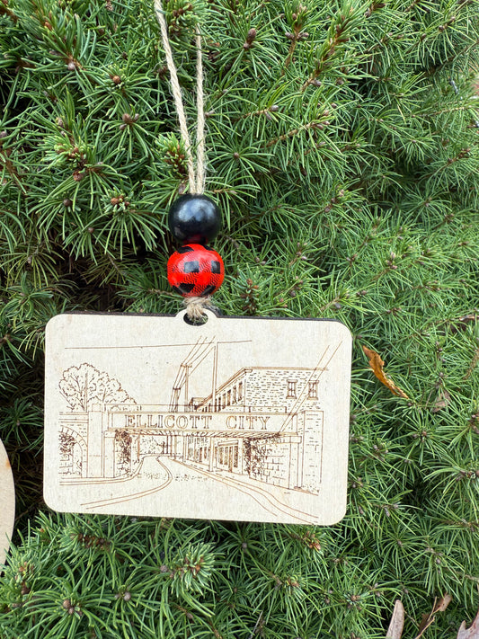 Ellicott City Christmas Ornament