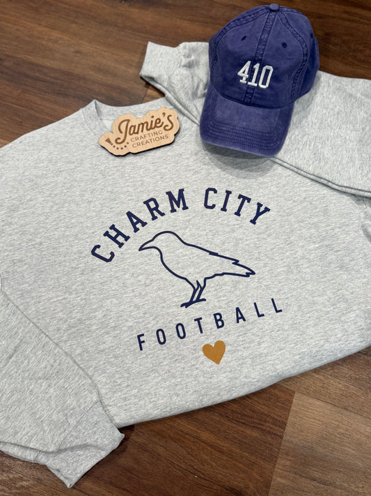 Charm City Football crewneck