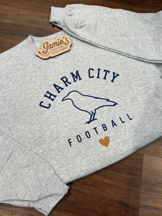 Charm City Football crewneck