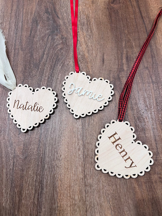 Valentine's gift bag tag