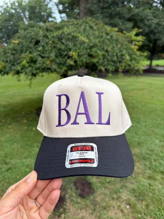 Baltimore football canvas hat